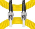 Fibergaga-2m OS2 ST to ST Fiber Patch Cable Simplex, Single Mode, Length by Fibergaga