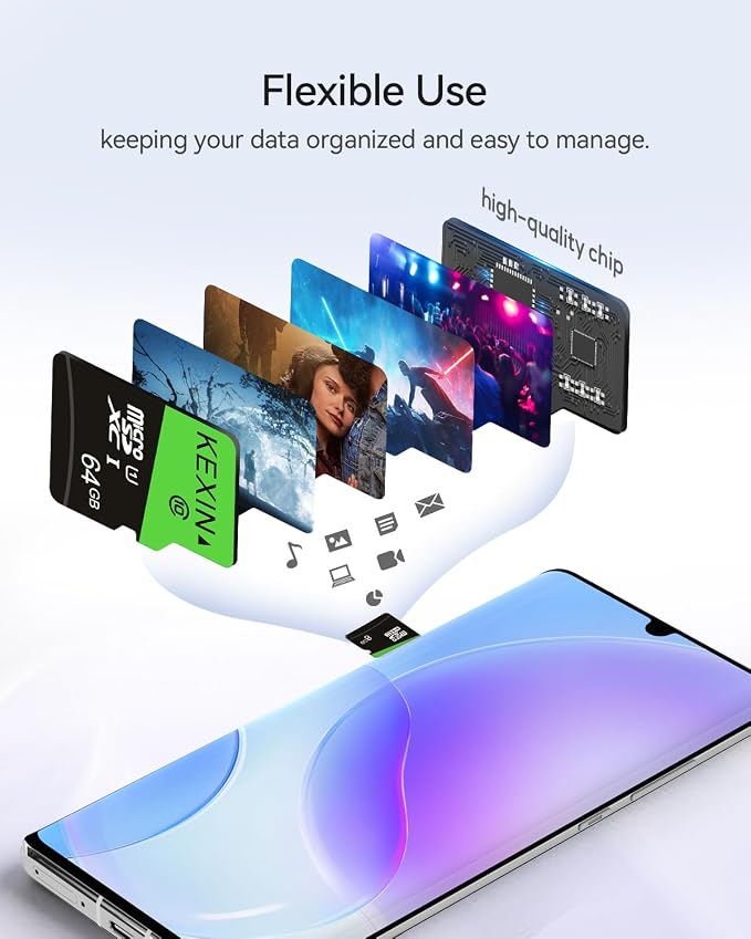 KEXIN Micro SD Card 64GB 5 Pack - Image 6