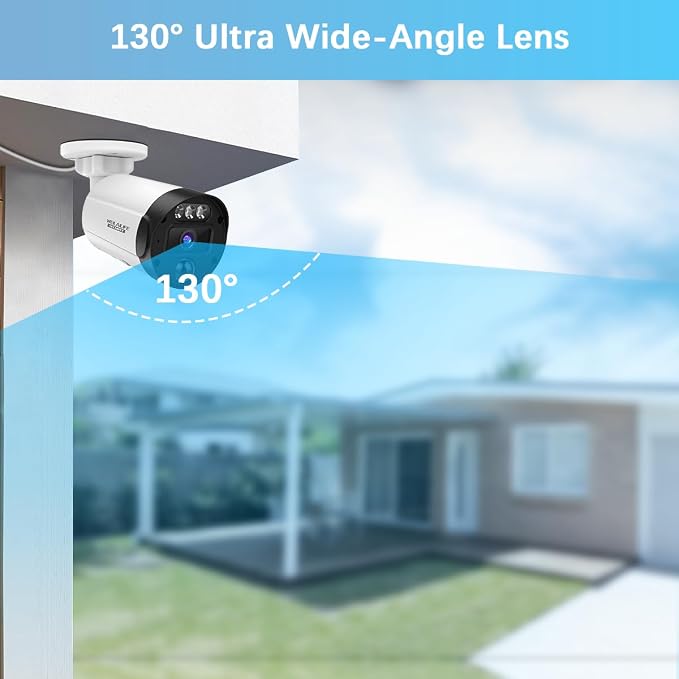 【All-in-One Security System】 4K Outdoor Wired Security Camera System, Home - Image 4