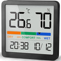 NOKLEAD Indoor Thermometer Hygrometer, Mini Desktop Digital Temperature and by NOKLEAD