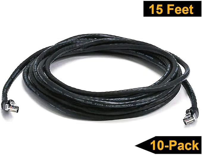 iMBAPrice 3' Cat5e Network Ethernet Patch Cable, 10 Pack - Image 6