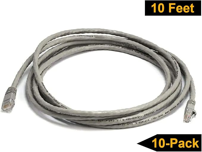 iMBAPrice - 100 FET Extra Long Gray Cat5e RJ45 Network Ethernet Patch Cable - Image 5
