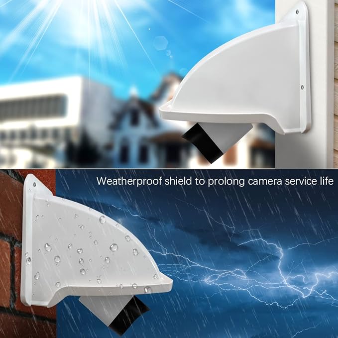 Sun Rain Cover Shield for Universal Security Camera, Surveillance Camera Cover - Image 5