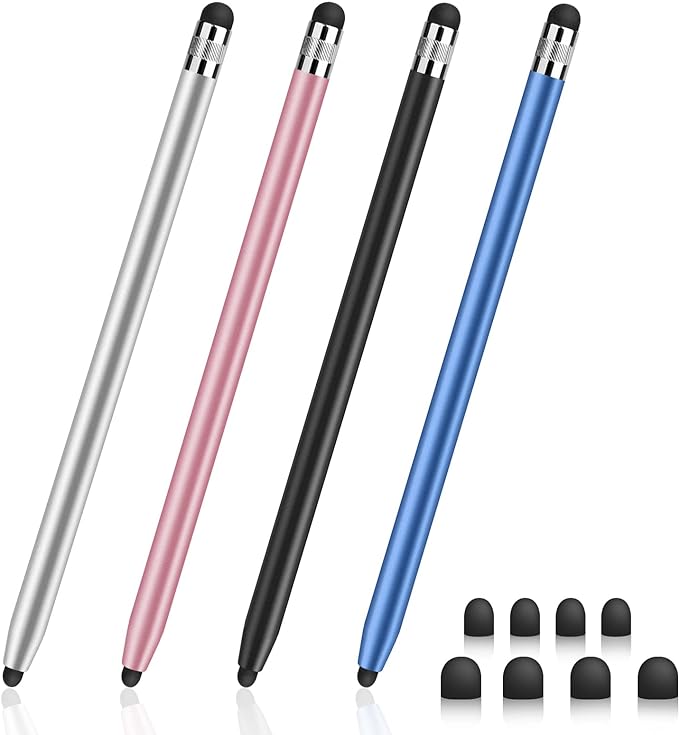 Stylus Pen for Touchscreen, Digiroot 4 Pcs Stylus Pens for iPad, High by Digiroot