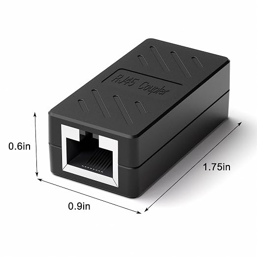 ZUZONG 50 PCS Gigabit RJ45 Coupler, Ethernet Extender Connector in Line Coupler - Image 4