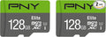 PNY 128GB Elite Class 10 U1 microSDXC Flash Memory Card by PNY