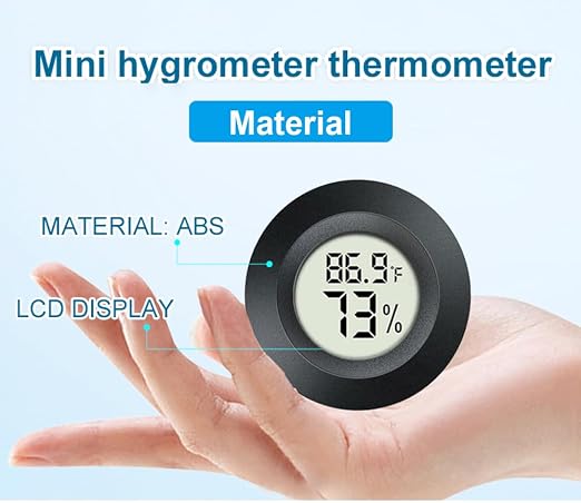 JEDEW 2 Pack Hygrometer Thermometer Digital Humidity Meter Indoor/Outdoor - Image 5