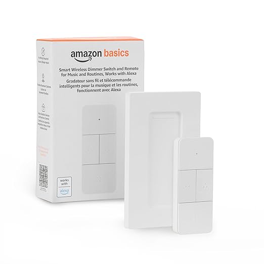 Amazon Basics Smart Dimmer Switch and Remote by AmazonBasics