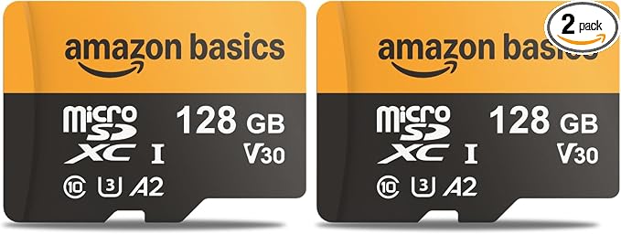 Amazon Basics 128GB microSDXC Memory Card by AmazonBasics