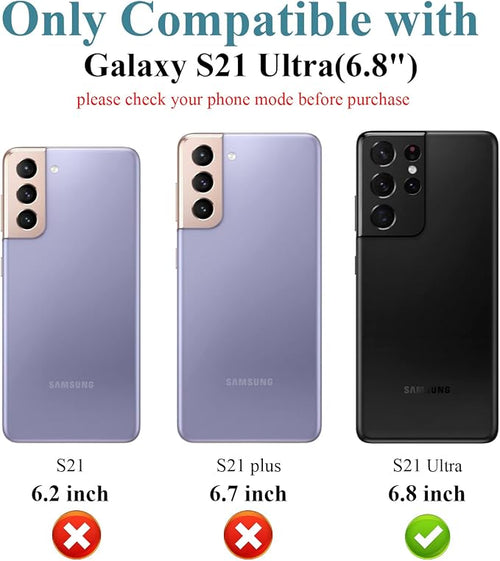 4 Pack Camera Lens Protector for Galaxy S21 Ultra, 9H Tempered Glass Camera - Image 2