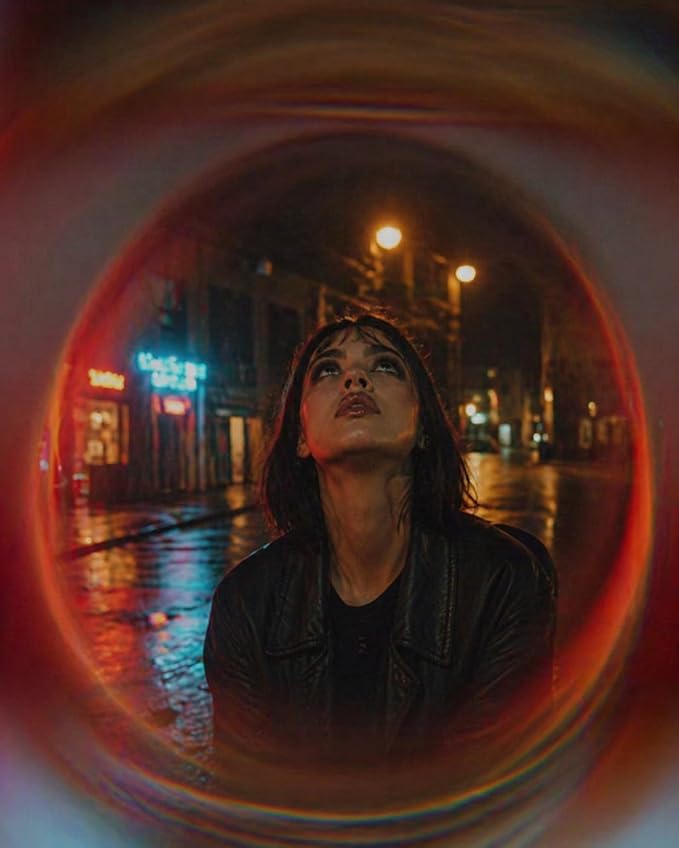 Camera Vortex Effect Filter, 82MM Prism Film Special Effects Glass Lens - Image 4