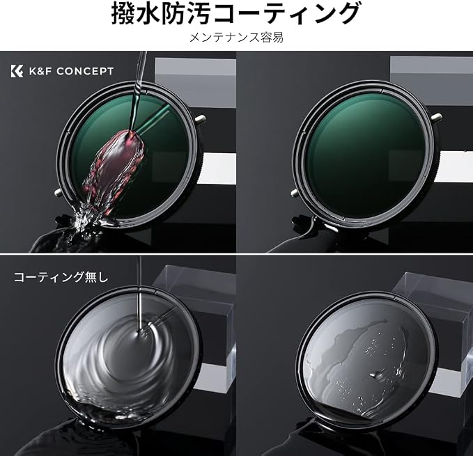 K&F CONCEPT 46mm Variable Fader ND2-ND32 ND Filter and CPL Circular Polarizing - Image 7
