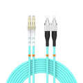 OM3 Fiber Patch Cable 0.6Meter/2ft, LC/UPC-FC/UPC Fiber Optic Cable Cord LSZH by Buacoz