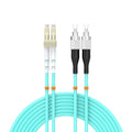 OM3 Fiber Patch Cable 2.5Meter/8ft, LC/UPC-FC/UPC Fiber Optic Cable Cord LSZH by Buacoz