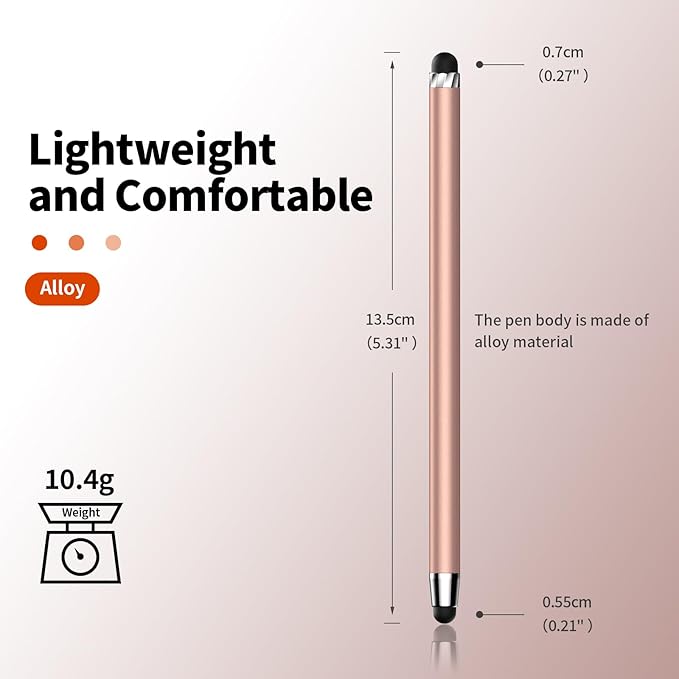 10 PCS Stylus, Stylus Pen for Touchscreen, Stylus 2-in-1 High Sensitivity & - Image 3