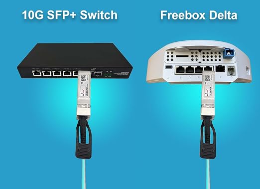 Elfcam® - 70m/229.65ft Fiber Optic Cable OM3 SFP+ to SFP+ AOC 10Gbps, Compatible - Image 9