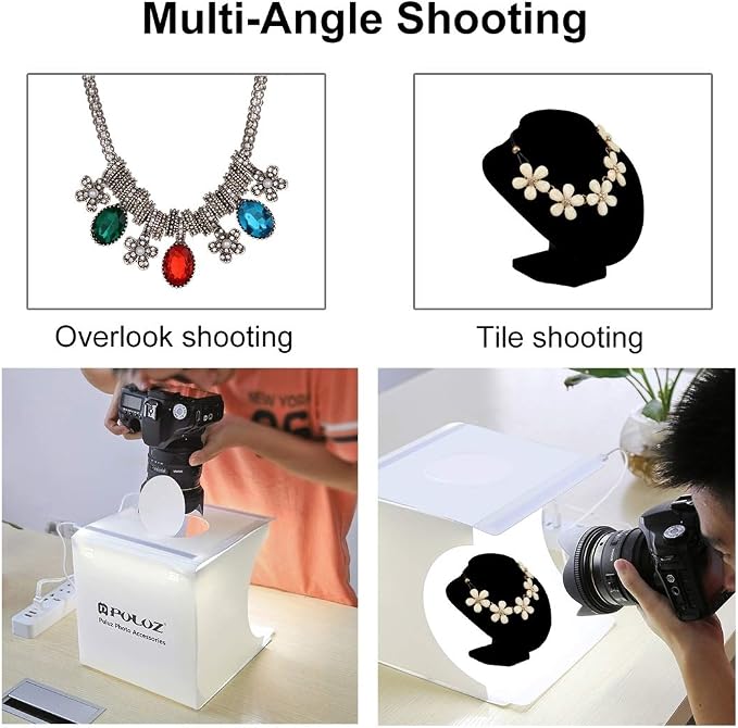 PULUZ Mini Photo Studio Light Box, Portable Folding Photo Shooting Tent - Image 4
