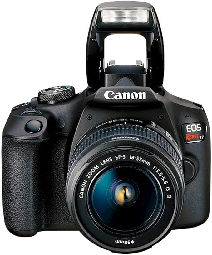 Canon EOS Rebel T7 Digital SLR Camera 18-55mm f/3.5-5.6 is II Kit Bundle - Image 7