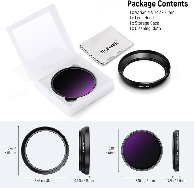 NEEWER 72mm Variable ND Filter - Image 9