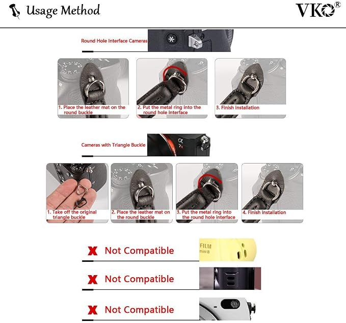 VKO Camera Strap, Soft Rope Camera Neck Strap, Shoulder Strap - Image 8