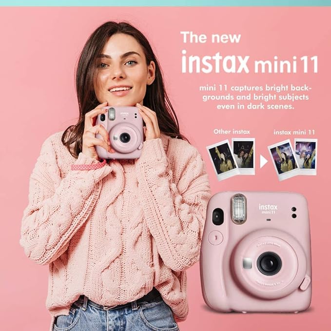 Fujifilm Instax Mini 11 Instant Camera Sky Blue + Fuji Film Value Pack + - Image 4