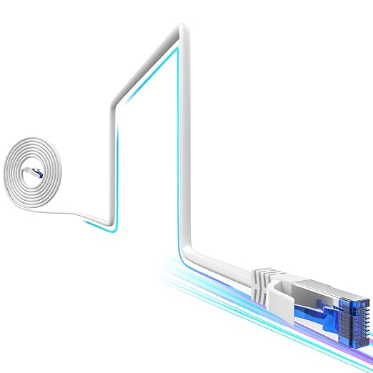 Cat8 Ethernet Cable 25 FT Indoor & Outdoor, Ethernet Cable High Speed 40Gbps by 10Gsupxsel