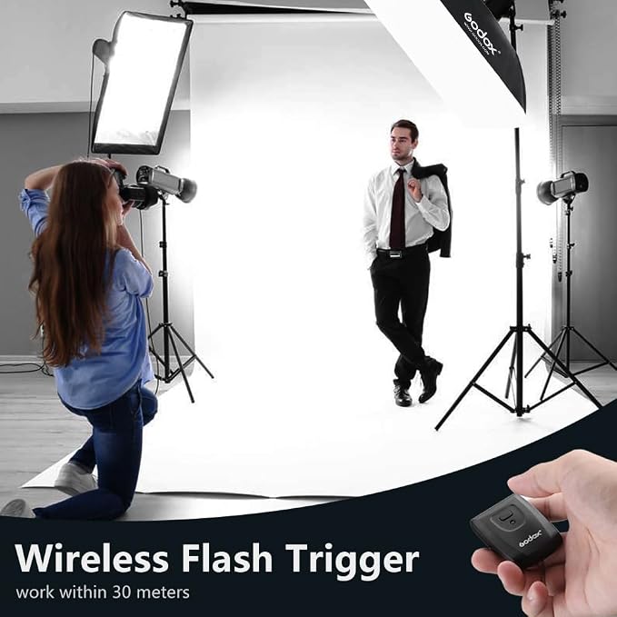 Godox Studio Flash Light Kit for Photography, Strobe Softbox Lighting Kit - Image 6