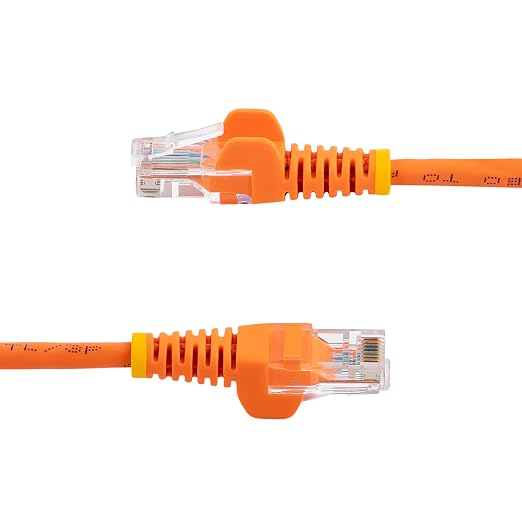 StarTech.com Cat5e Patch Cable - 3 ft - M/M - Orange - Image 3