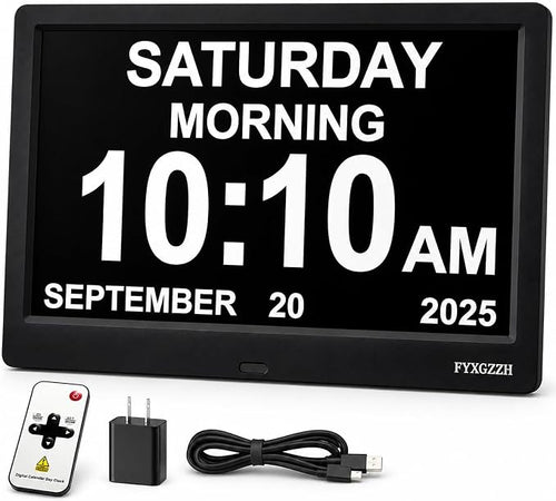 11.5'' Dementia Clocks for Seniors Extra Large, Senior Clocks by Abrandthatyoucantrust