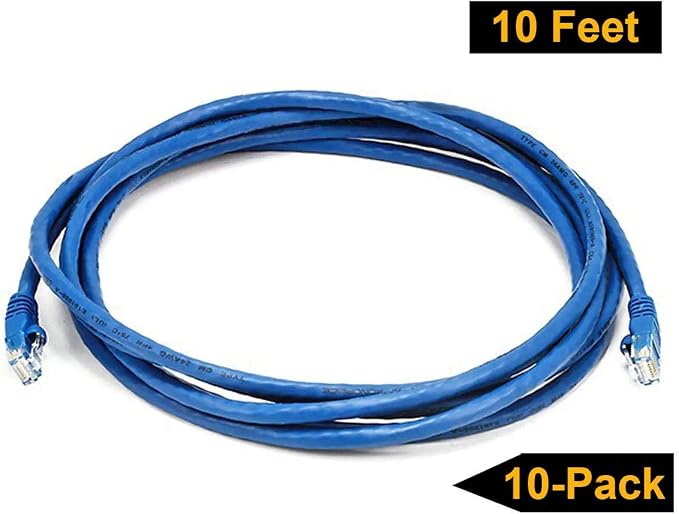 iMBAPrice 1' Cat5e Network Ethernet Patch Cable, 10 Pack - Image 5