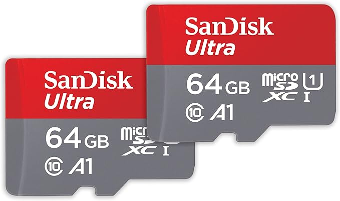 SANDISK 64GB 2-Pack Ultra microSDXC UHS-I Memory Card by Sandisk