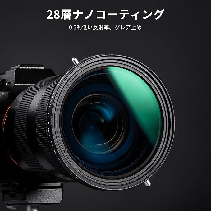 K&F CONCEPT 46mm Variable Fader ND2-ND32 ND Filter and CPL Circular Polarizing - Image 6