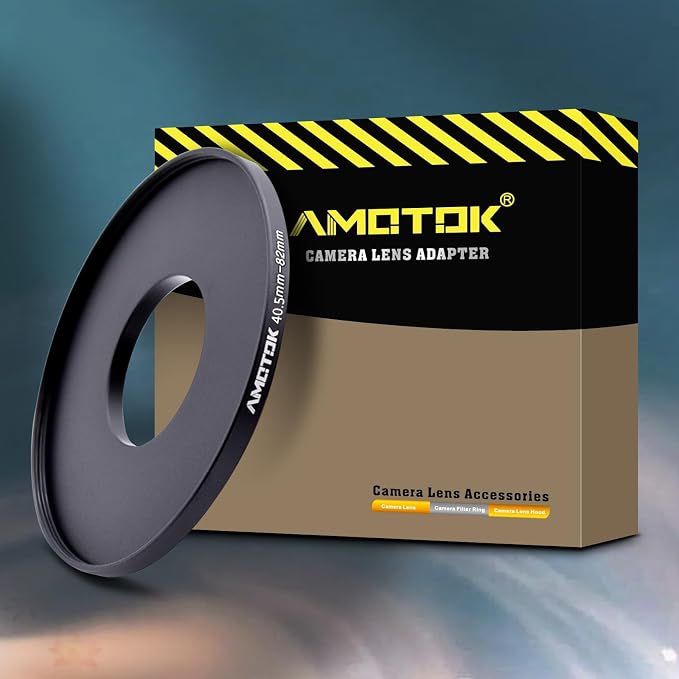 40.5mm Lens to 82mm Camera Lens Adapter, 40.5mm to 82mm Filter Step up Ring by AMOTOK
