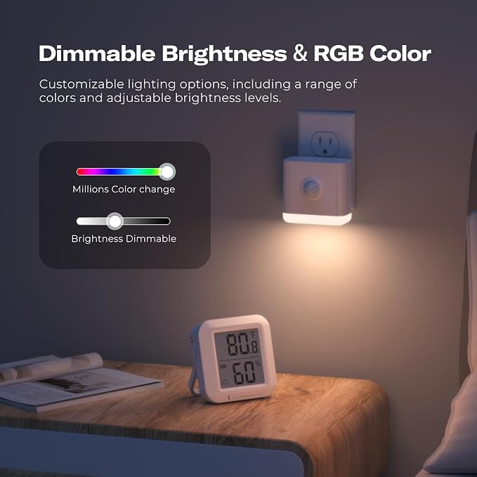 THIRDREALITY Smart Color Night Light 2 Pack, Matter Over WiFi, 3-1 - Image 5