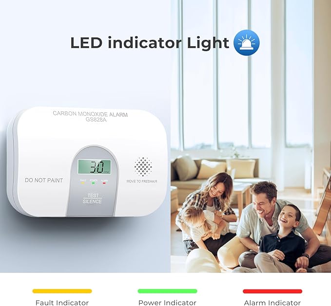 Siterwell Travel Carbon Monoxide Detector, 10 Year Product Life Carbon Monoxide - Image 5