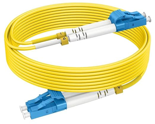 1m OS2 LC to LC Single Mode Fiber Patch Cables, Options 7inch~1000ft, SM by RamboCables