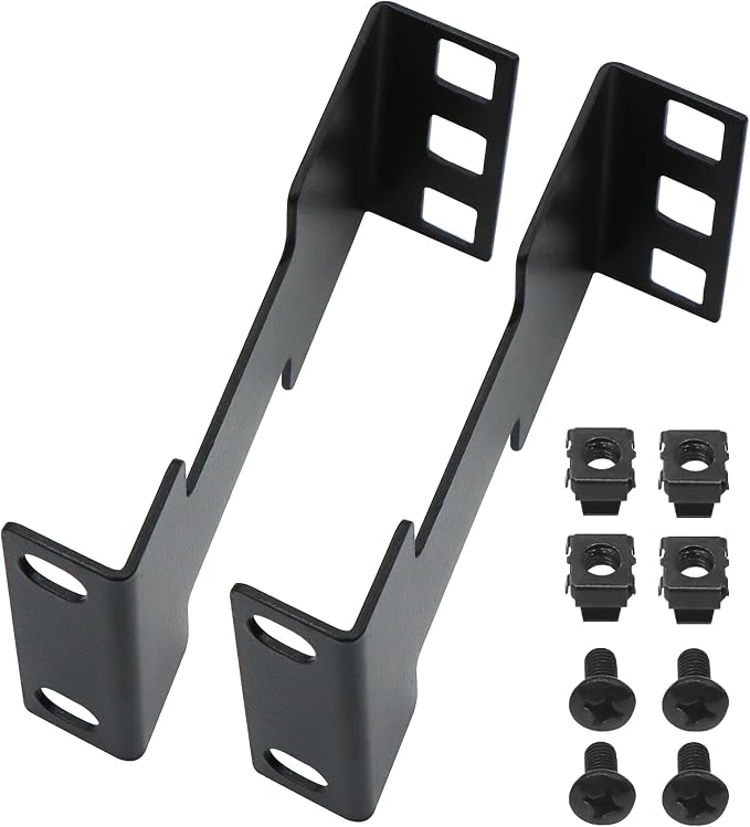 4 Pcs Server Rack Depth Extender, 1U Recessed Rack Extender Deep Mount Adapter - Image 7