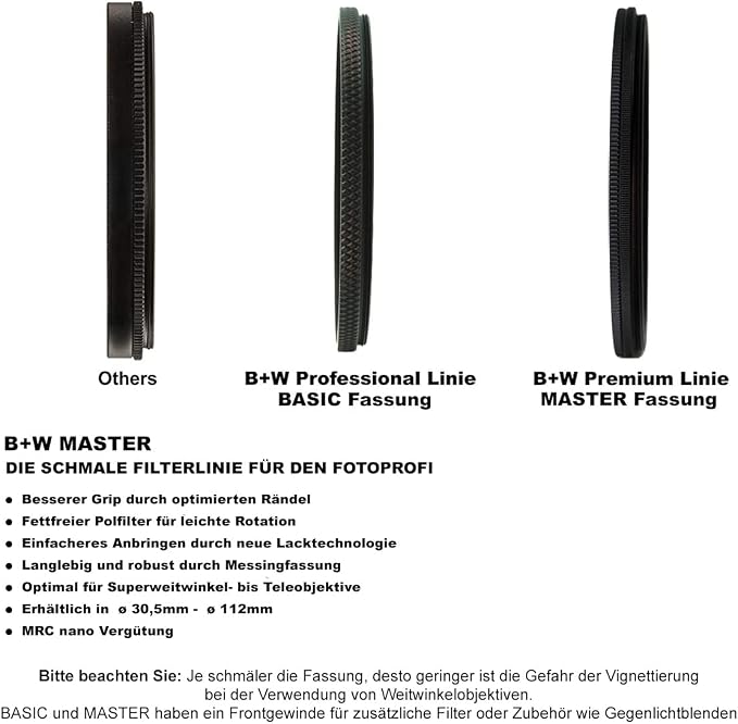 B+W 67mm Master Clear MRC Nano 007M Glass Filter - Image 7