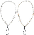 CMVFYL Beaded Camera Wrist Strap, Cute Phone Charms Strap, Pearl Bracelet Wrist by CMVFYL
