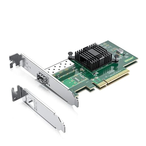 10Gtek 10Gb PCI-E NIC Network Card, Single SFP+ Port, by 10Gtek