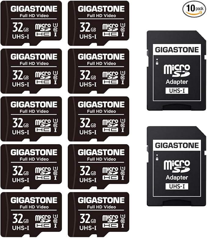 Gigastone 32GB Micro SD Card Full HD Video Surveillance Security Camera Action by Gigastone