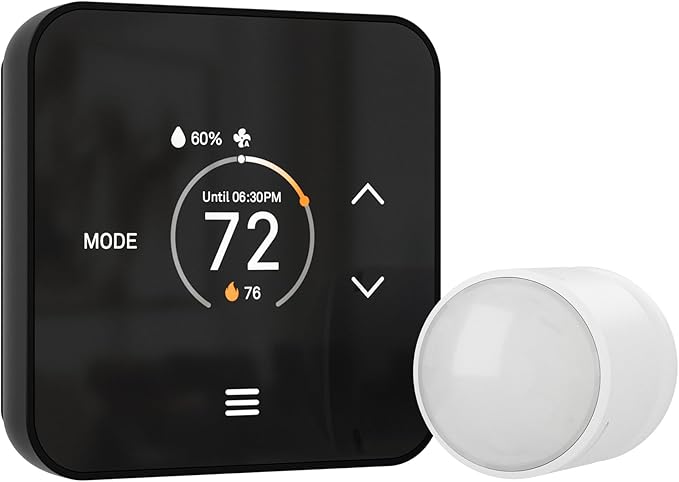 Lux TQX Thermostat with Remote Sensor, WiFi Thermostat Works with Matter by Lux