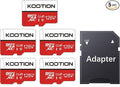 KOOTION 128GB Micro SD Card 5 Pack microSDXC UHS-I Memory Card by KOOTION