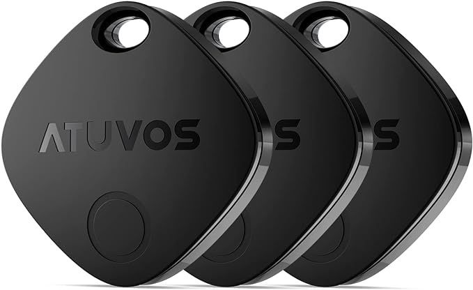 ATUVOS Air Tracker Tags-3 Pack, Keys Finder and Item Locator Track Your Keys by ATUVOS