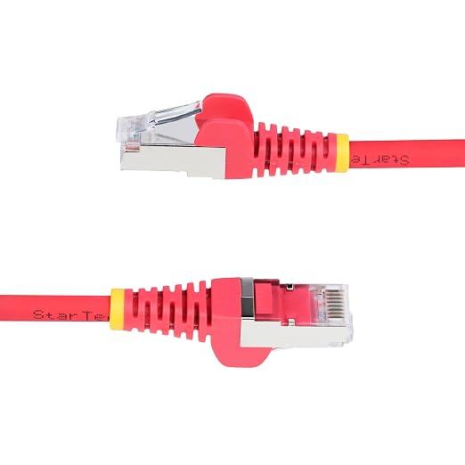 StarTech.com 6in Red CAT6a Ethernet Cable, Snagless RJ45, 100W PoE++, 27AWG - Image 3