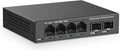 6 Port 2.5G Managed Switch, 4 x 2.5Gbps Base-T Ports and 2 x 10G SFP+ Slot by YuLinca