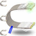 Rapink Patch Cables Cat6/ Cat6a 5ft Slim, Cat6a Ethernet Patch Cable 50G Support by Rapink