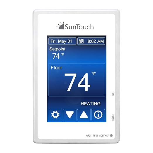 SunTouch SunStat Command Color Touchscreen Programmable Thermostat - Image 5