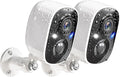 GMK Security Cameras Wireless Outdoor, 2K Color Night Vision AI Motion by GMK