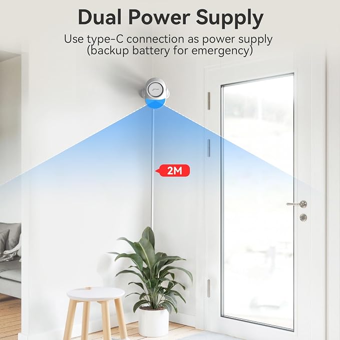 CPVAN Home Alarm System with PIR Motion Sensor, WiFi Wireless DIY Smart - Image 6